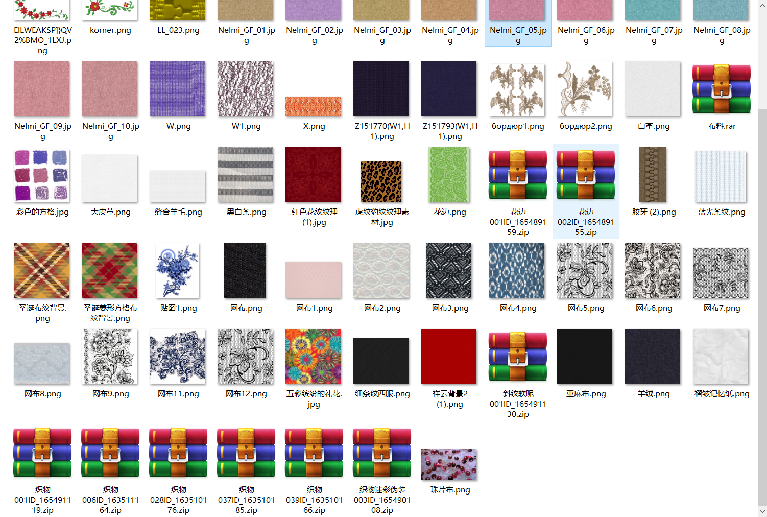 CLO3D布料贴图素材-vv衣学院